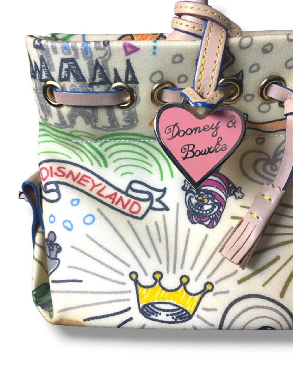 DOONEY AND BOURKE - Disney Sketch Tassel Tote WALT DISNEY WORD - DISNEYLAND - Picture 3 of 9